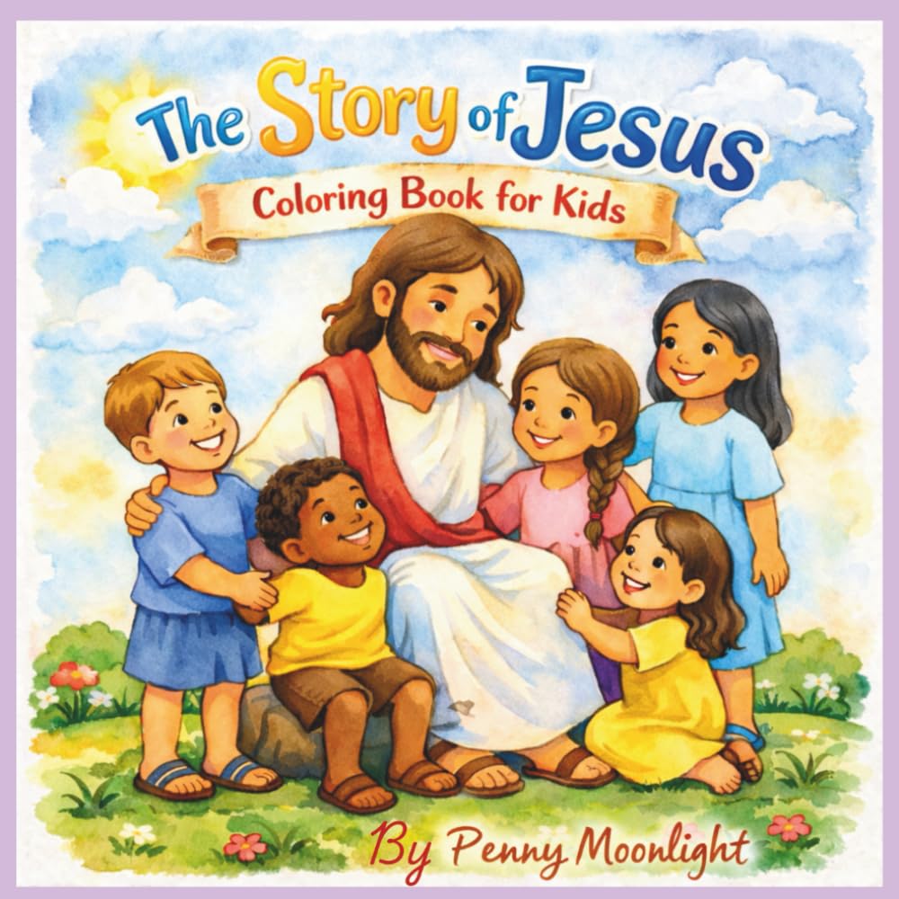 The Story of Jesus Coloring Book for Kids