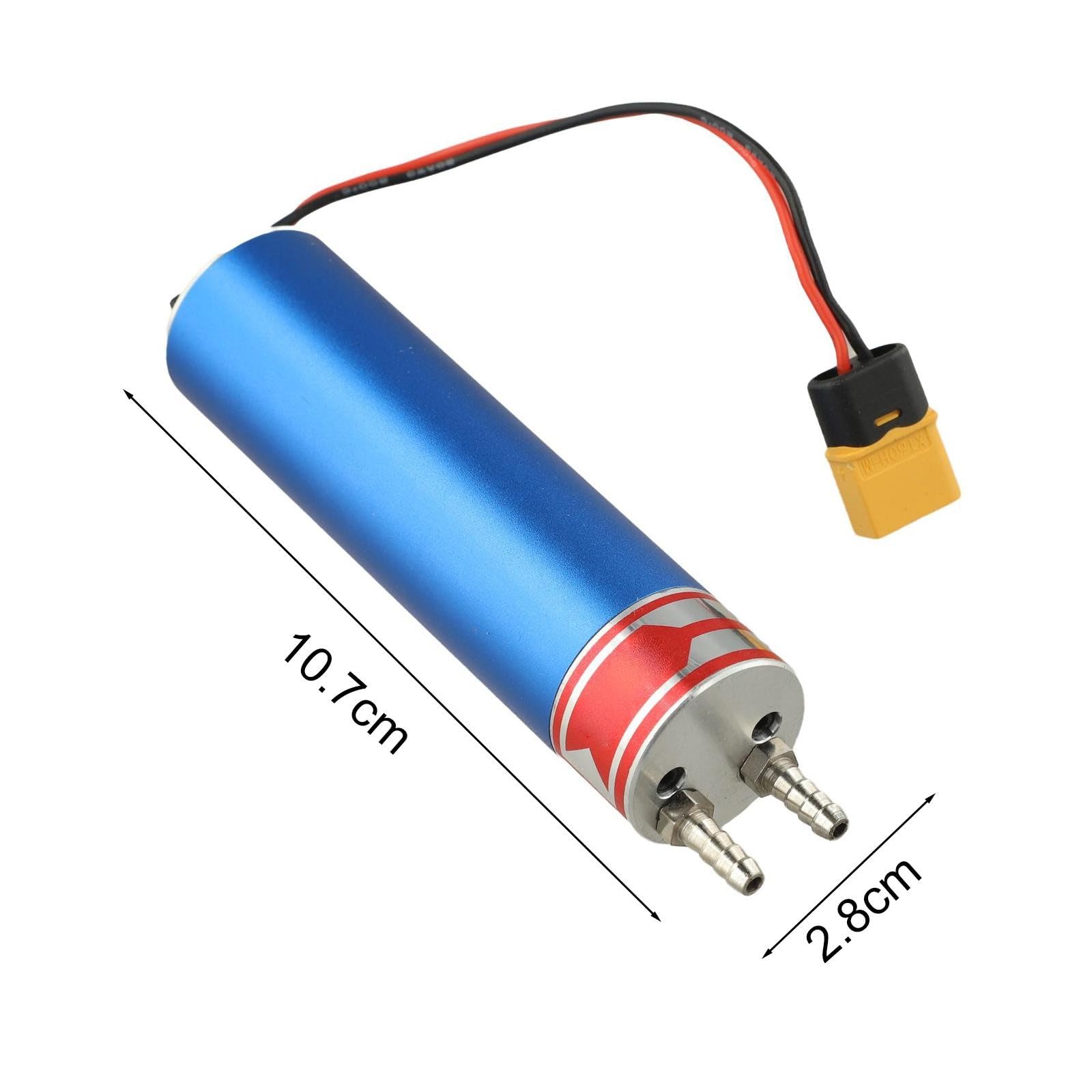 Mini Elektrische Getriebeölpumpe 4-12V Ganzmetall CNC Reversible Kraftstoffumfüllpumpe mit Polyurethan-Dichtung für Modellflugmotor und DIY-Projekte A