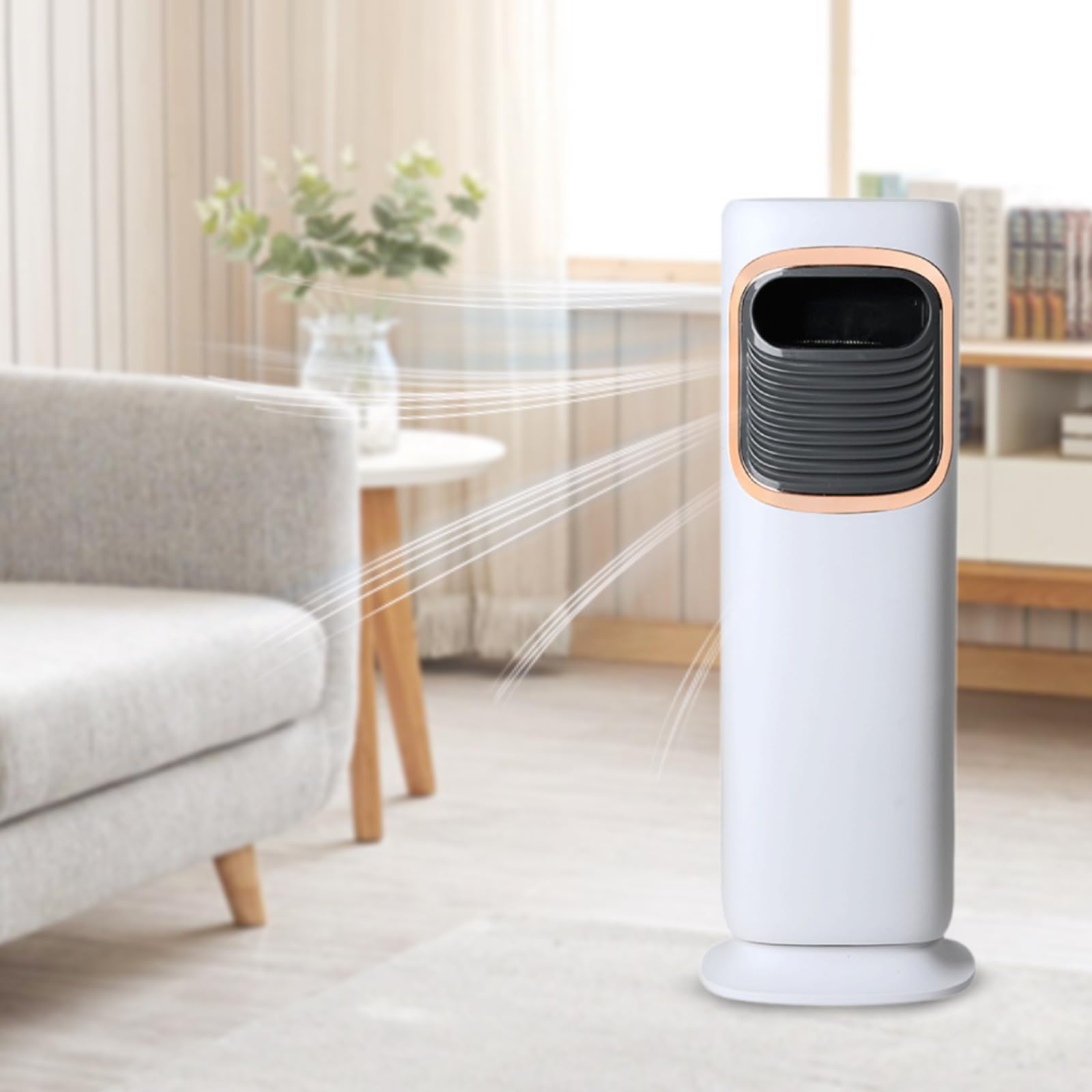 Evaporatore Raffreddamento Ventilatore Portatile Silenzioso Funzione con Tecnologia Cristalli di Ghiaccio Adatto per Camera da Letto Soggiorno