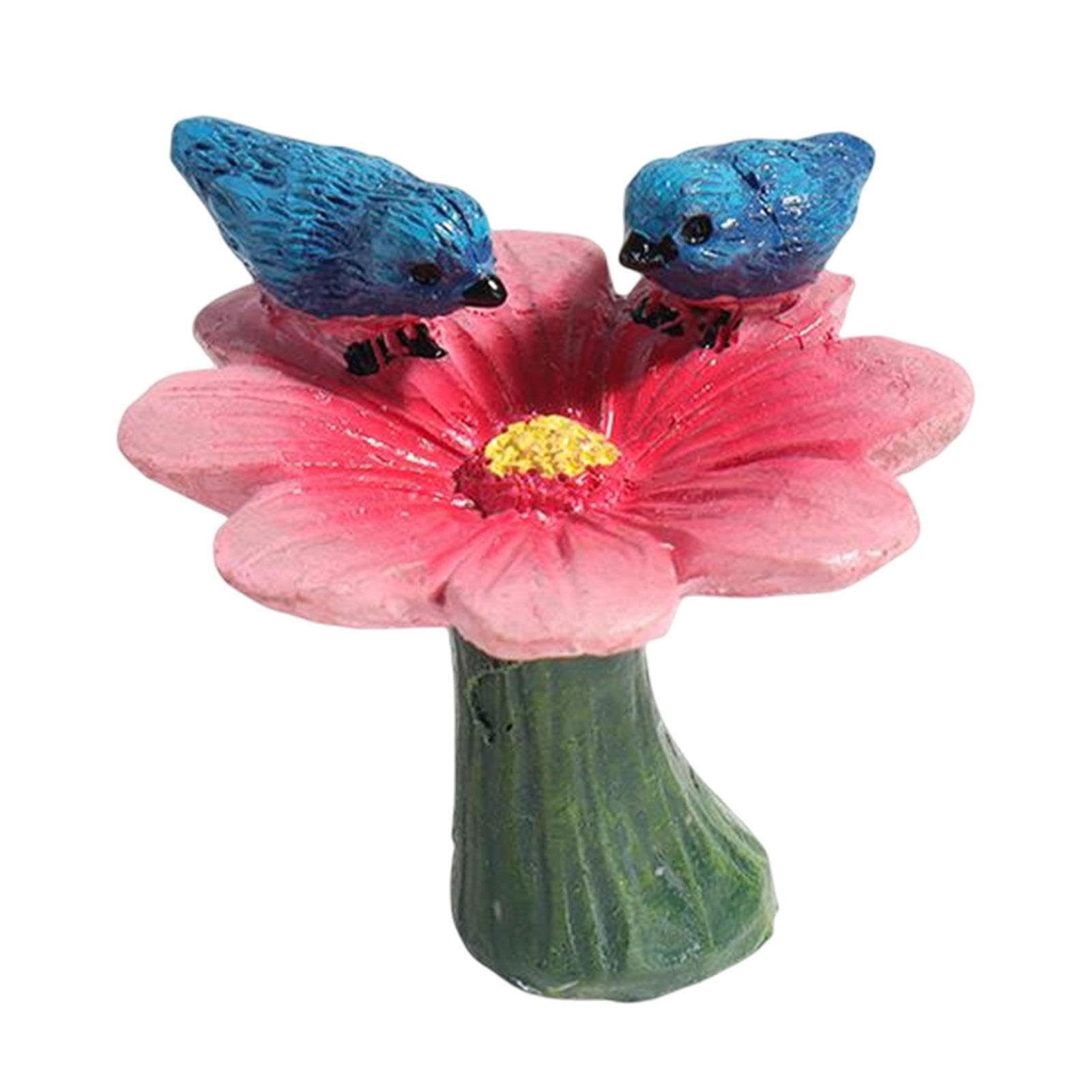 mophrati Fairy Garden Miniatures Vivid House Figurines Decor For Garden