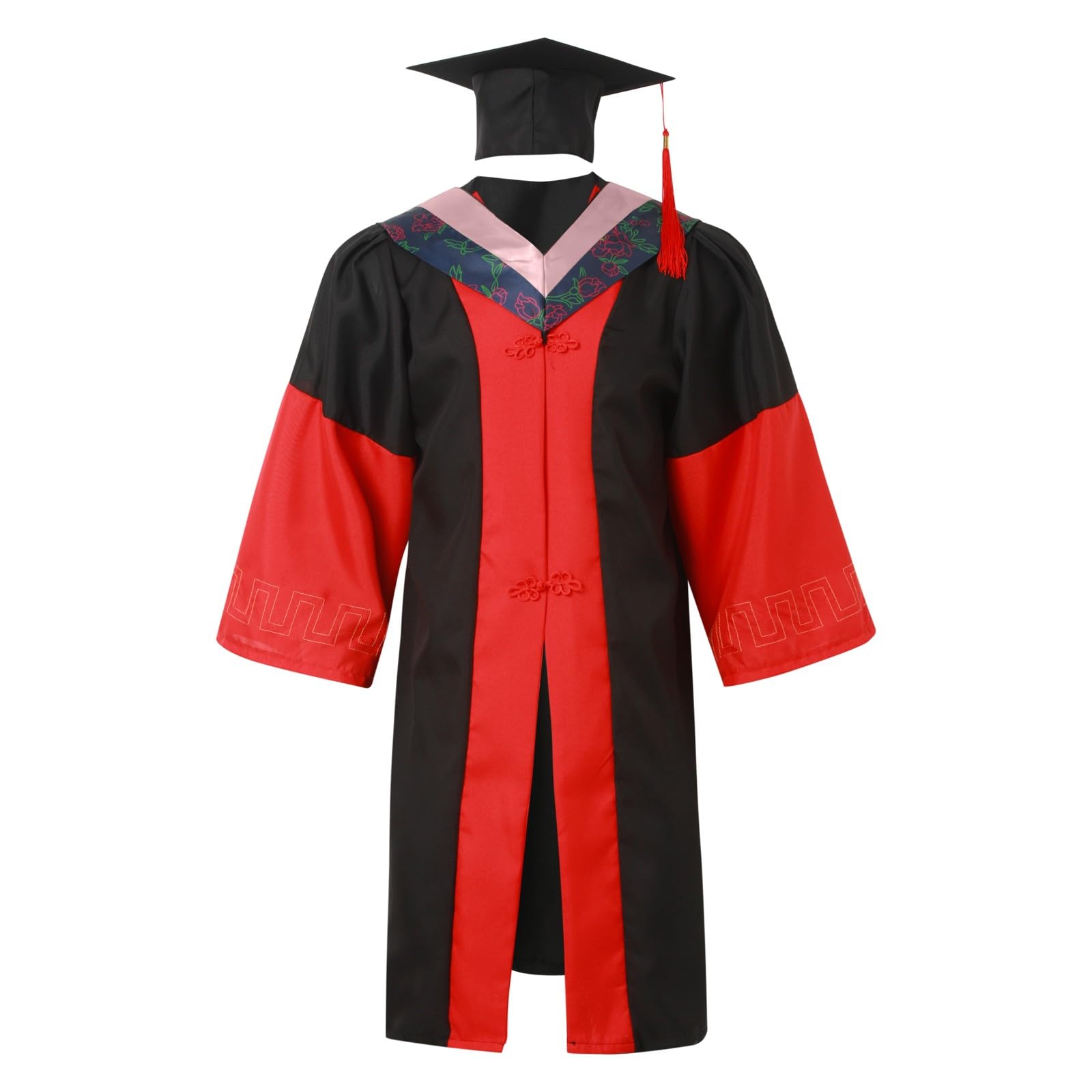 Graduation Gown and Cap UK,Student for Robe Hats Adults Head Band University Bachelor High School Suits Men Gifts