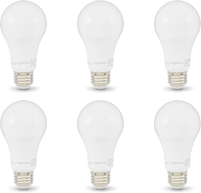 AmazonBasics Equivalent Non Dimmable Lifetime 6 Pack Image