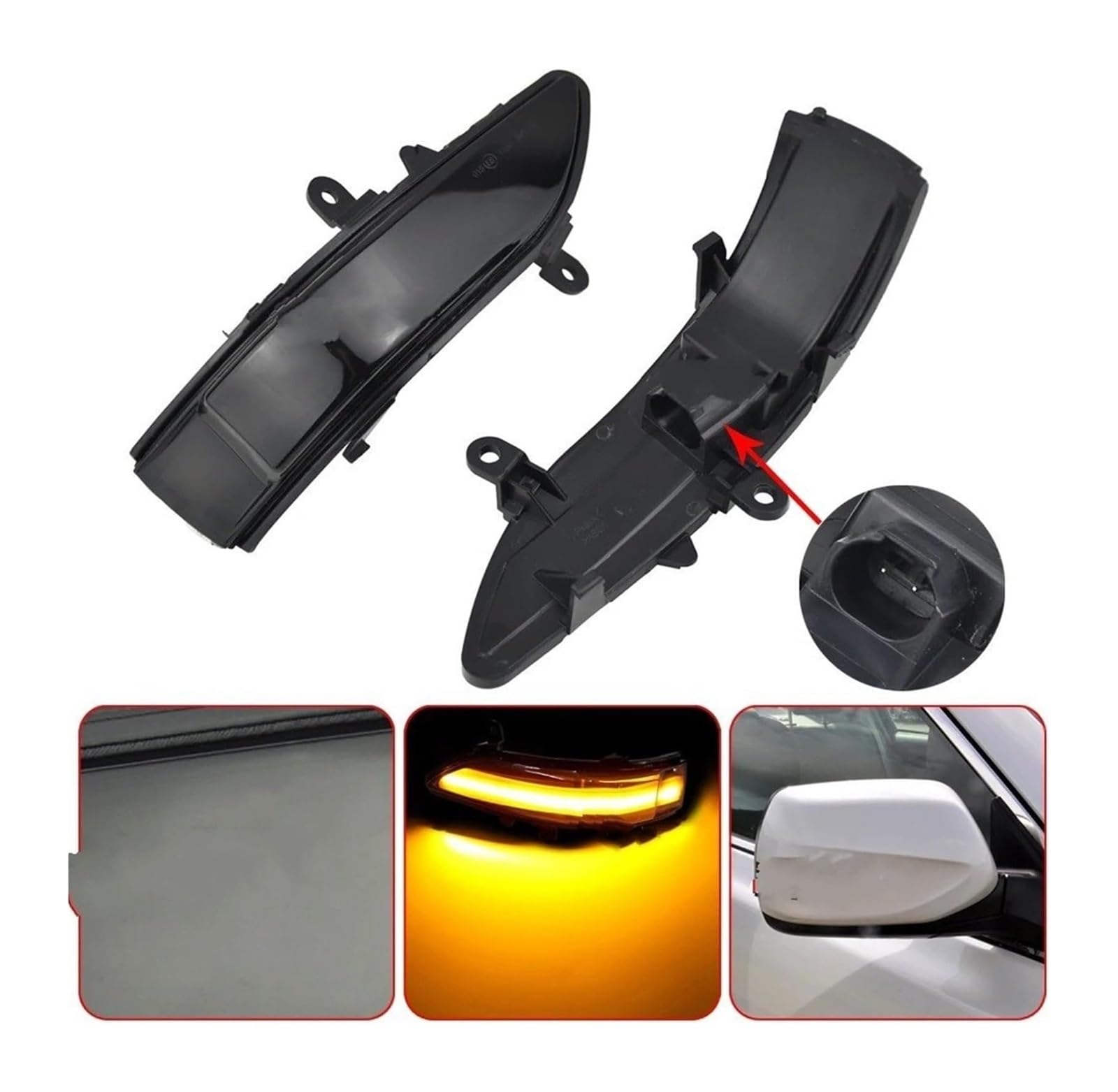 Clignotant voiture Pour Subaru Pour Forester Pour Outback Pour Legacy Pour Tribeca Pour Impreza WRX Sti Clignotant LED Pour Rétroviseur Latéral