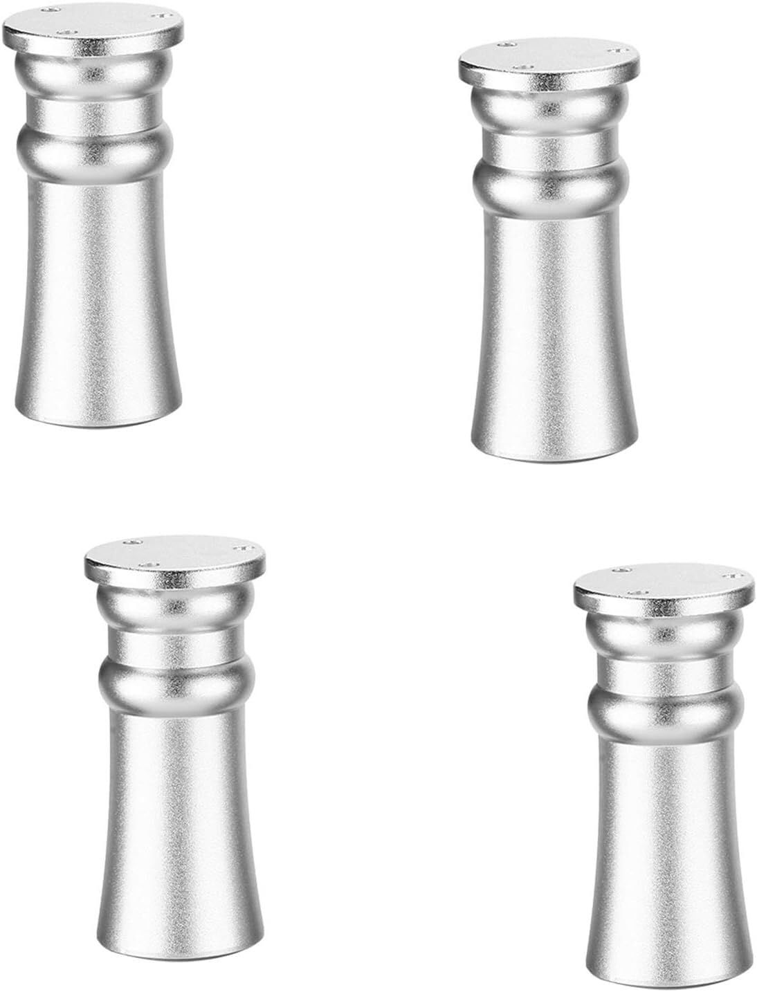 Rhllvj B 10Cm (3.93In) Heavy Duty Height Adjustable Aluminum Furniture Feet, Set Of 4, Replacement Sofa Feet Cabinet Upholstery Diy Feet(B 10Cm (3.93In))