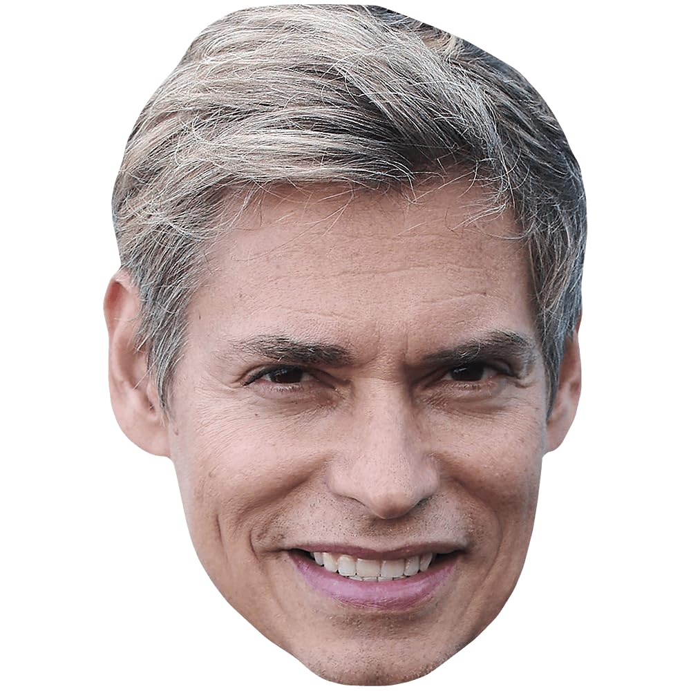 Celebrity Cutouts Lifelike Carlos Baute (Smile) Big Head. Larger Than Life Mask.