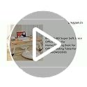 Image of Super Soft Glace Office Table for Home /Writing Desk for Office /Folding Table for School(WOODD)