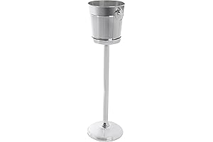 BIRDROCK HOME Stainless Steel Wine Cooler with Stand