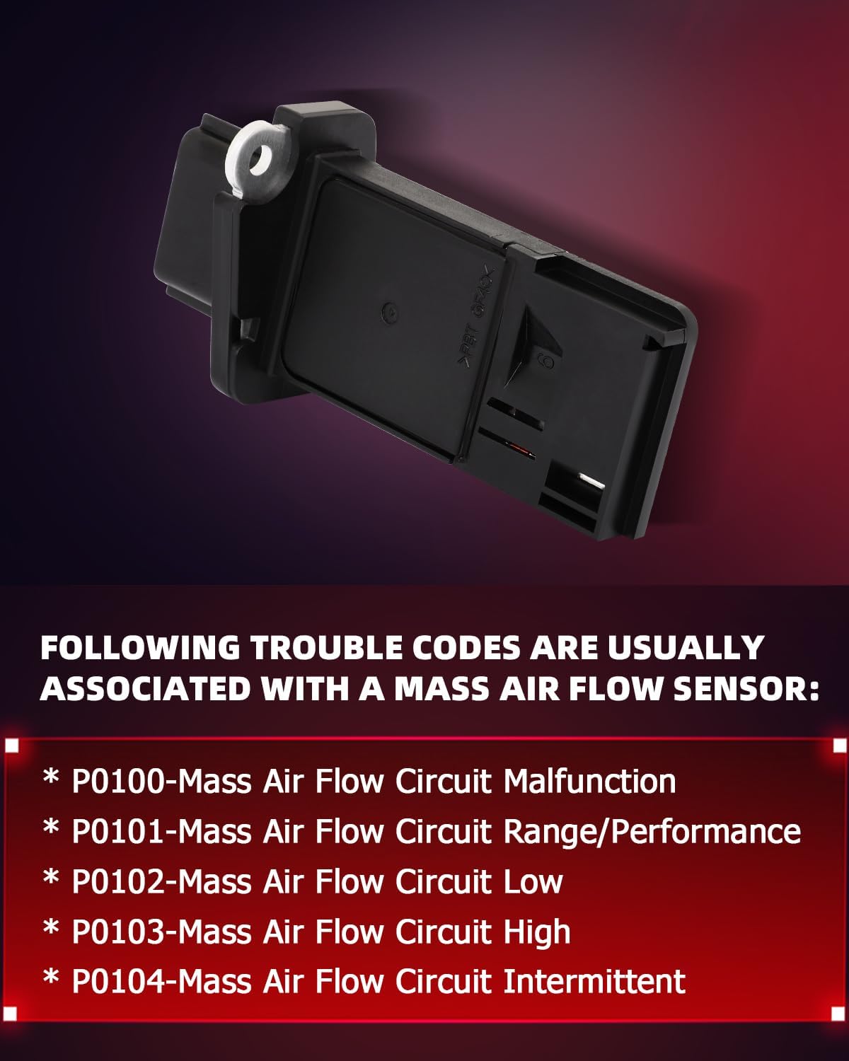 Mass Airflow Sensor MAF Compatible for 22680-CA000 2003-2012 for Infiniti FX35,2003-2008 for Infiniti G35 3.5L,2004-2013 Altima,2008-2013 Maxima High Performance Mass Air Flow Sensor