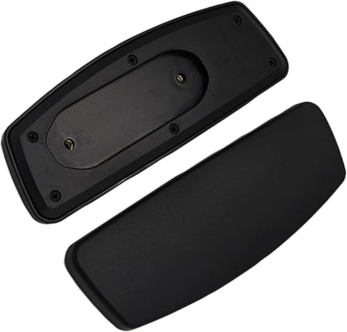 2 piezas de repuesto para silla de oficina, almohadillas para reposabrazos universales con orificio de montaje, piezas de silla de oficina