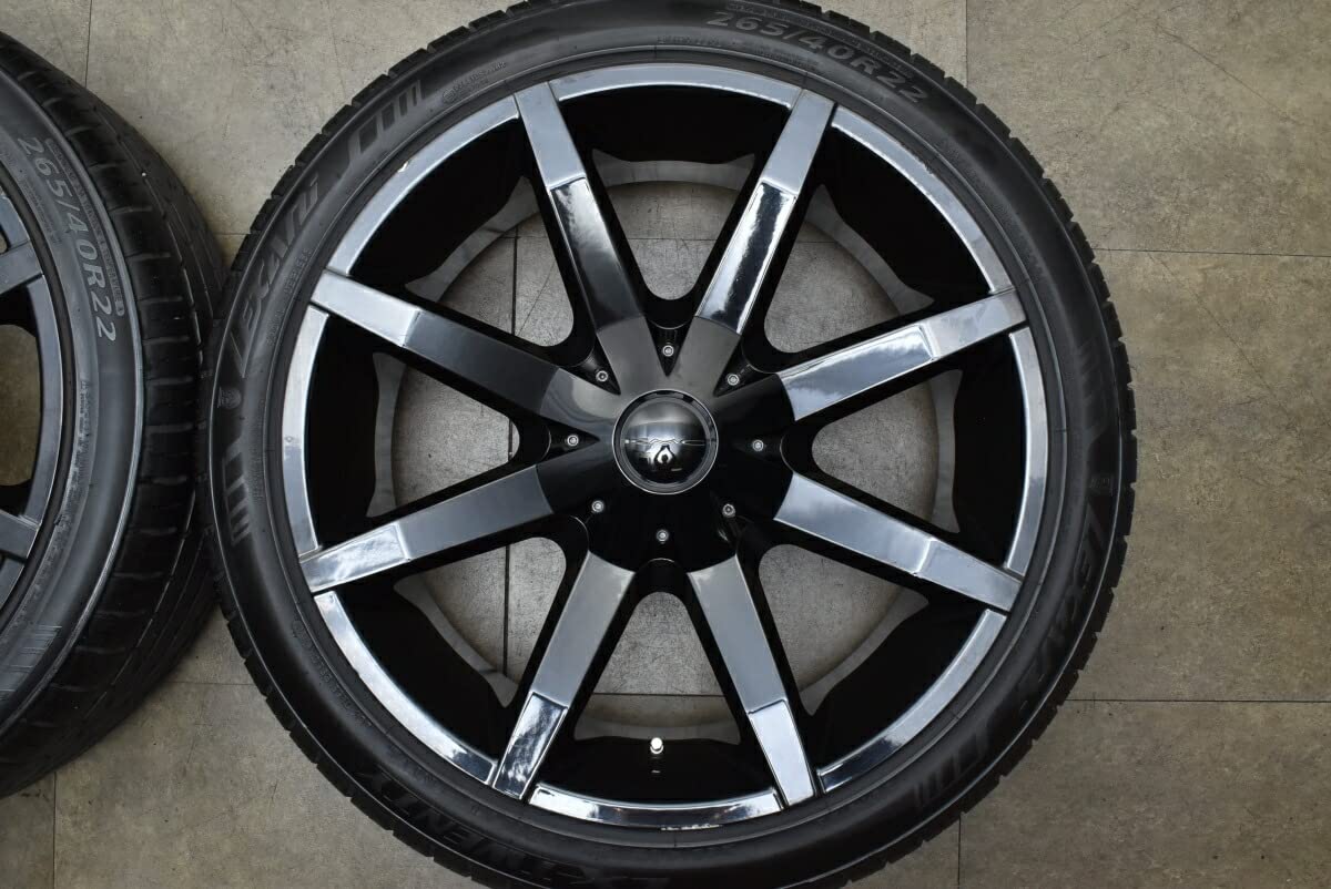 Amazon | 中古 タイヤホイール 4本セット 22インチ 9.5J +38 265/40R22 