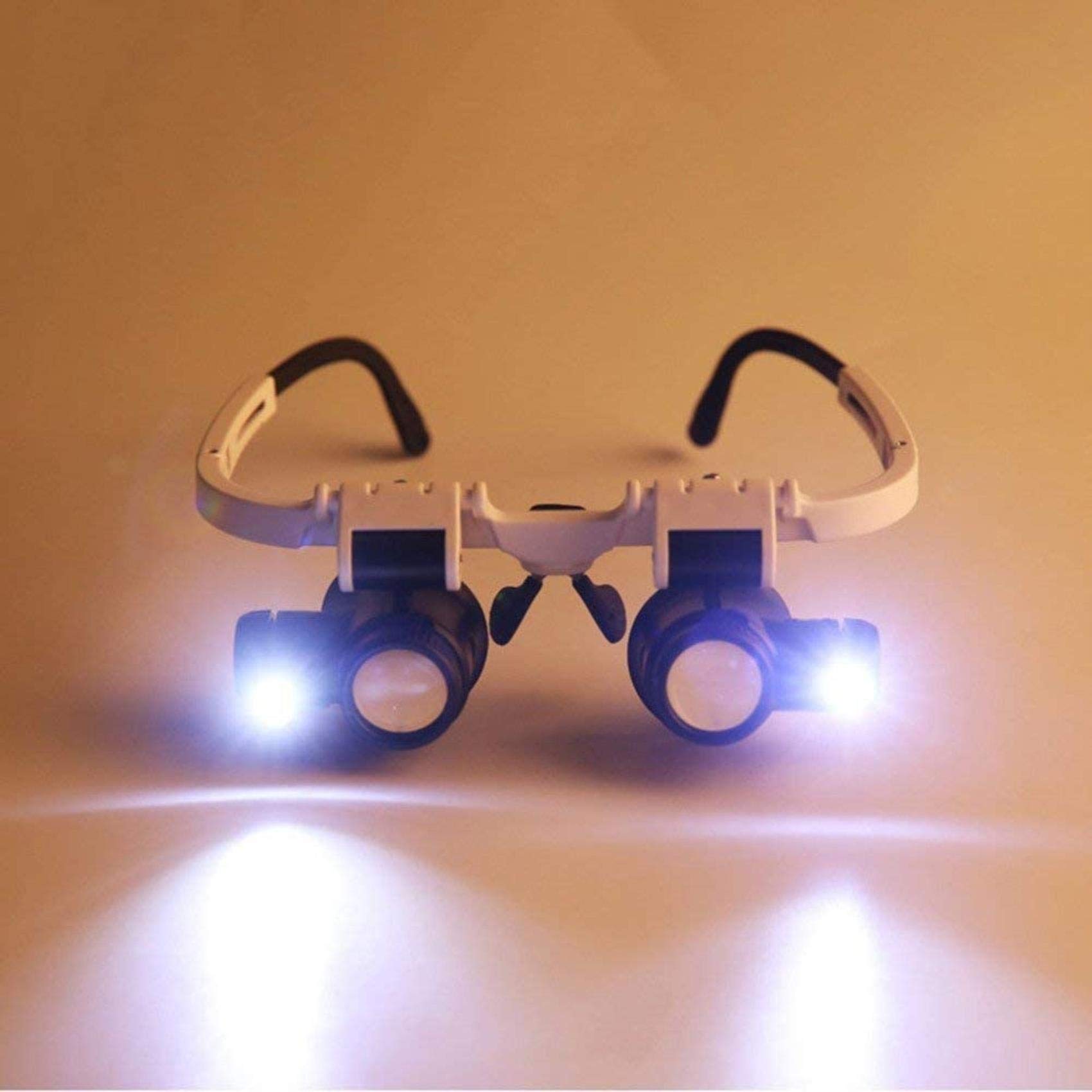 Gafas De Lectura HD 23X 8X con Luz Led para Ancianos, para Leer Libros, Identificar, Reparar Relojes Y Lupas.
