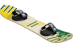 Junior Hardwood Snowboard with Velcro Binding for Kids