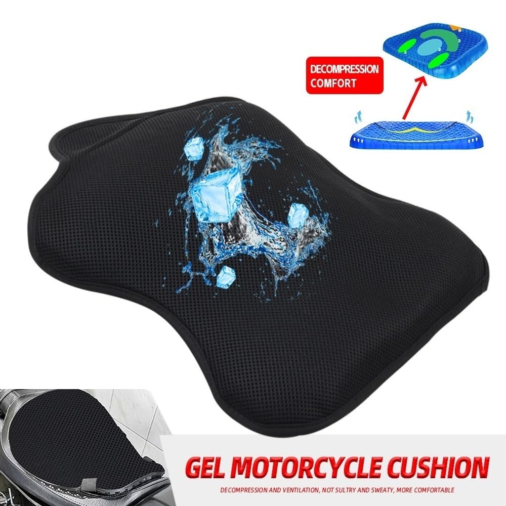 Coussin De Selle Moto Pour Honda NT 1100 (2022-2023) – Gel Confort, Absorption Des Chocs, Antidérapant – Installation Facile Sans Outils