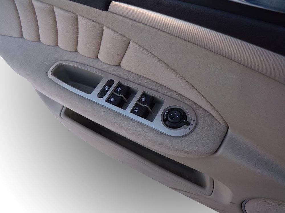 Copertura In Acciaio per Alfa_Romeo 159-4 Pezzi Alzacristalli Elettrici Cornice Inox Metallo Spazzolato Interni Fatto Su Misura Decorazioni Tuning Accessori