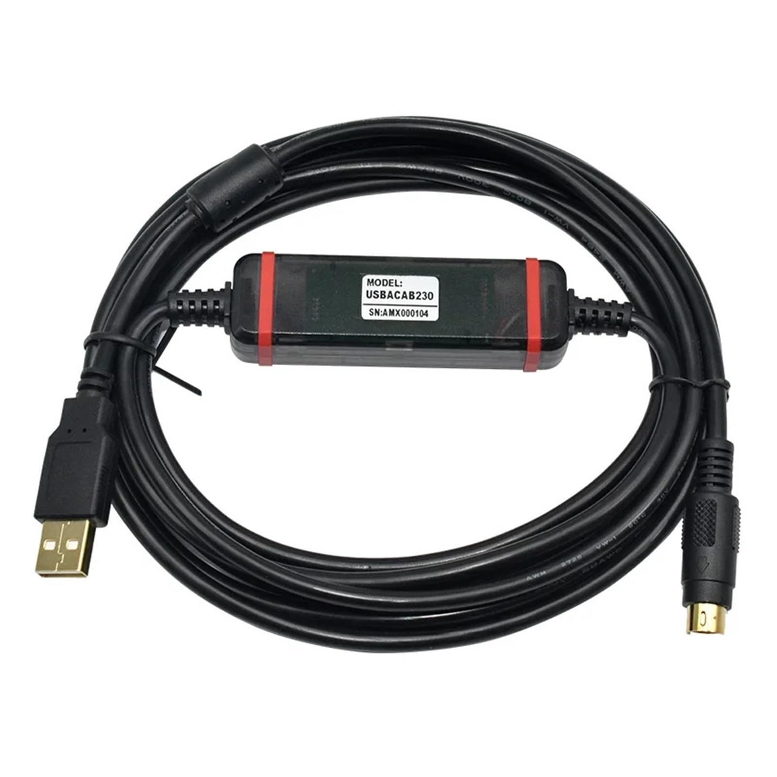 câble de programmation Câble de programmation USB-AFC8513 adapté à la ligne de téléchargement de la série PLC FP0 FP2 FP-X FP-G(Black FTDI Type)