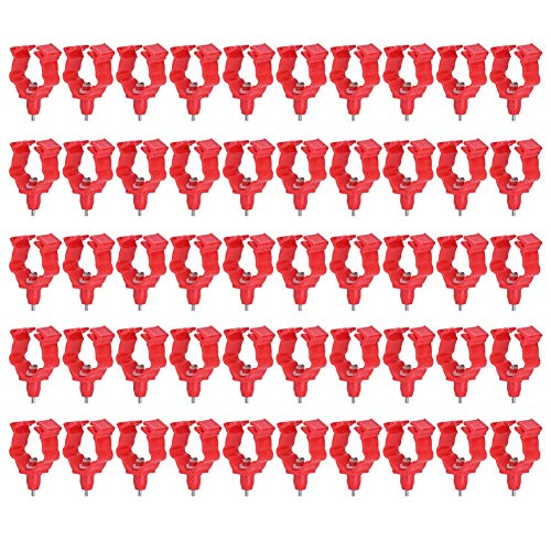 50Pcs G1 2in G3 4in Integrated Spring Drinker Poultry Drinking Nipple Chicken Farm Accessories