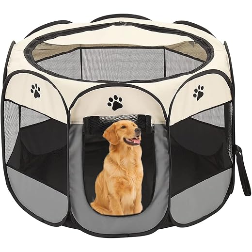 Foldable Pet Playpen Indoor Fence 58CM