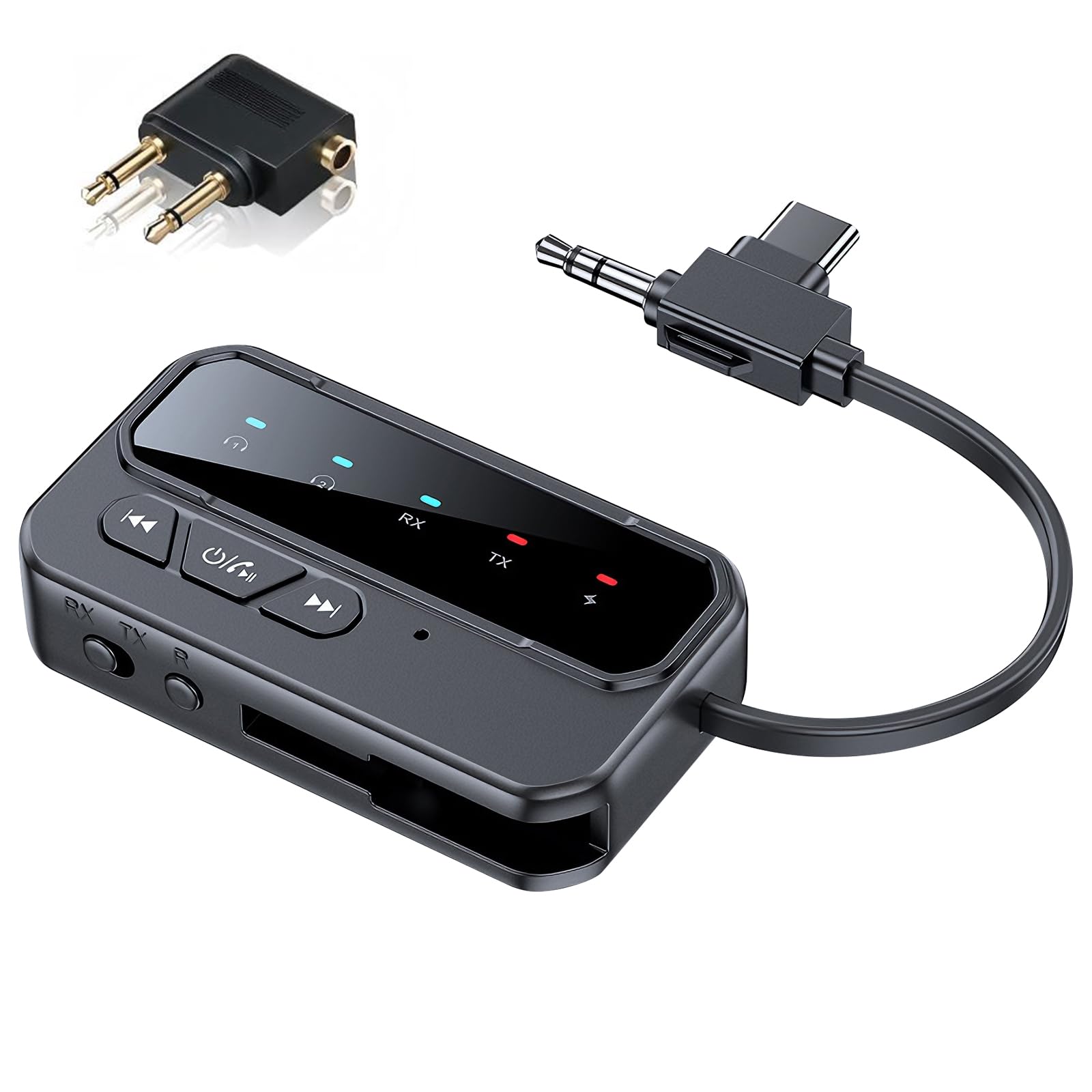 NefLaca Bluetooth Adapter Flugzeug 5.4 Transmitter für 2 Air