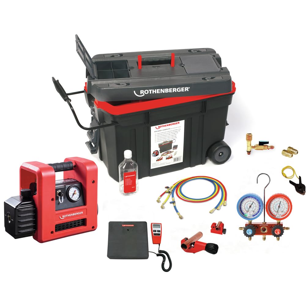 ROTHENBERGER ROCADDY 120 R32 Evakuieren und Befüllen Set, Analog | 1000002560 | Klimaanlagen, Kälteanlagen für Wartung und Reparatur