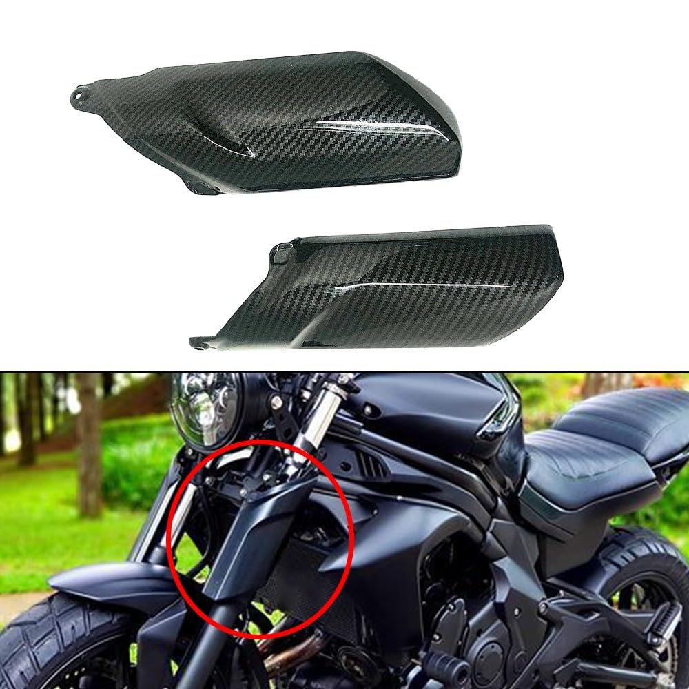 per parafango per moto Carbonio per ER-6N 12-16 Installazione Diretta(Carbon Fiber Black)