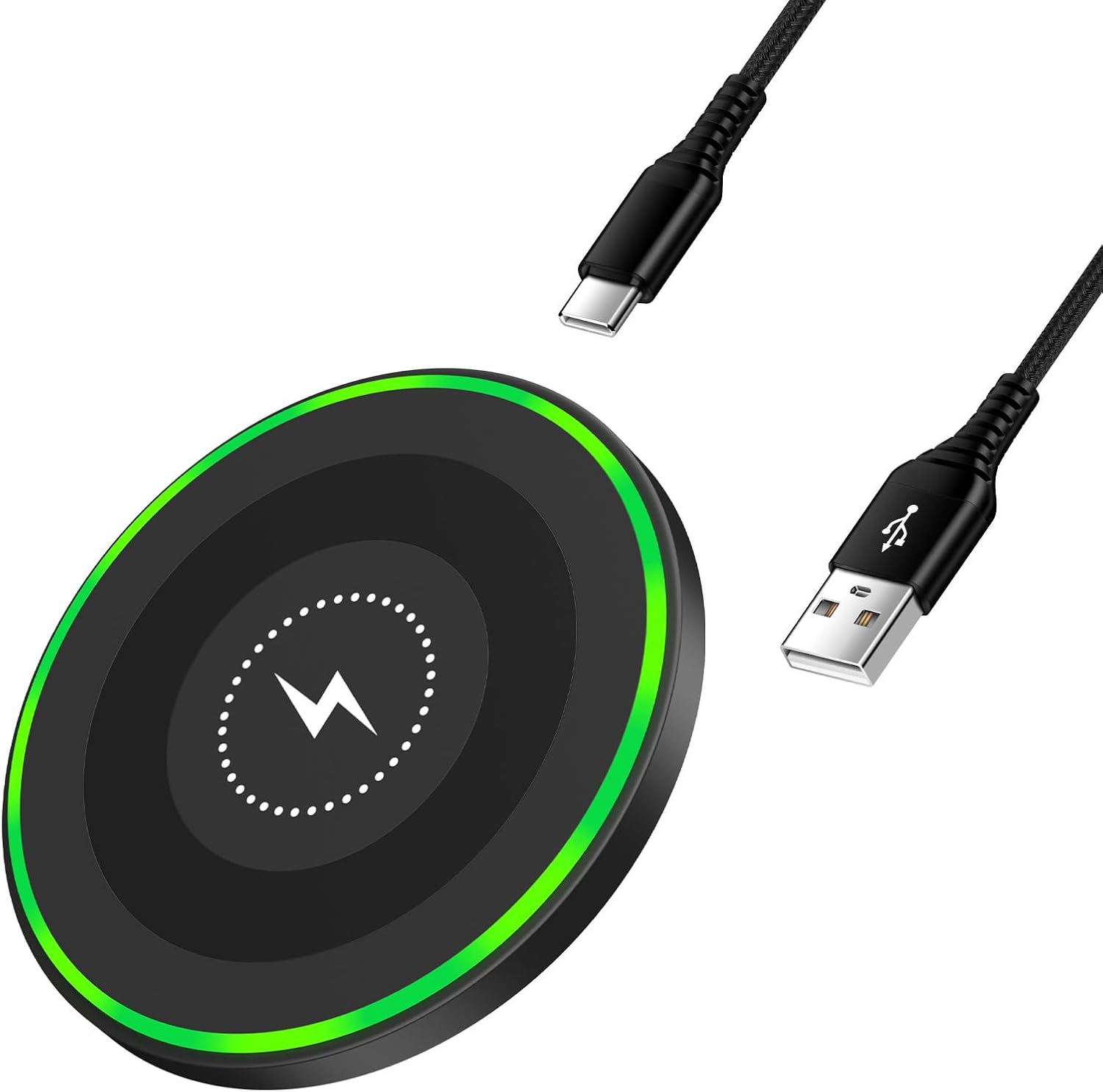 15W Inductive Charging Station Wi-fi Charger, Wi-fi Cellular Cellphone Charger Quick Charging Pad for Google Pixel 8/8 Professional/7/7a/6/5XL, Samsung Galaxy S24/S24 Extremely/S23+/S22/S21 FE/S20/S9/S8, iPhone