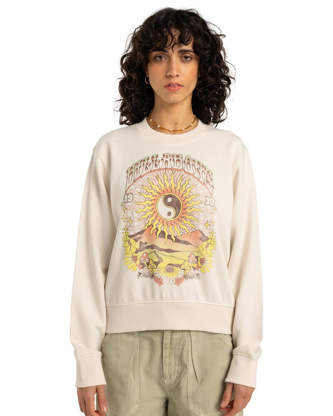 Billabong Sweater BALANCED OUT Young Womens White XS