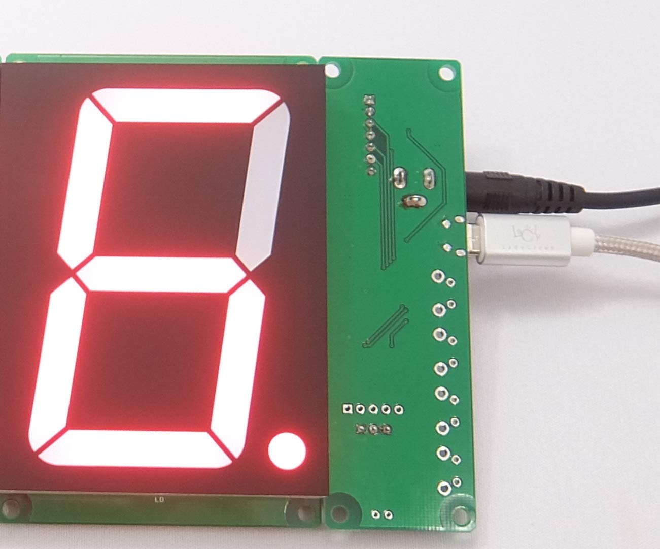 Amazon.co.jp: ADRSSSMM 汎用USB接続7セグメントLEDコントロールボード 