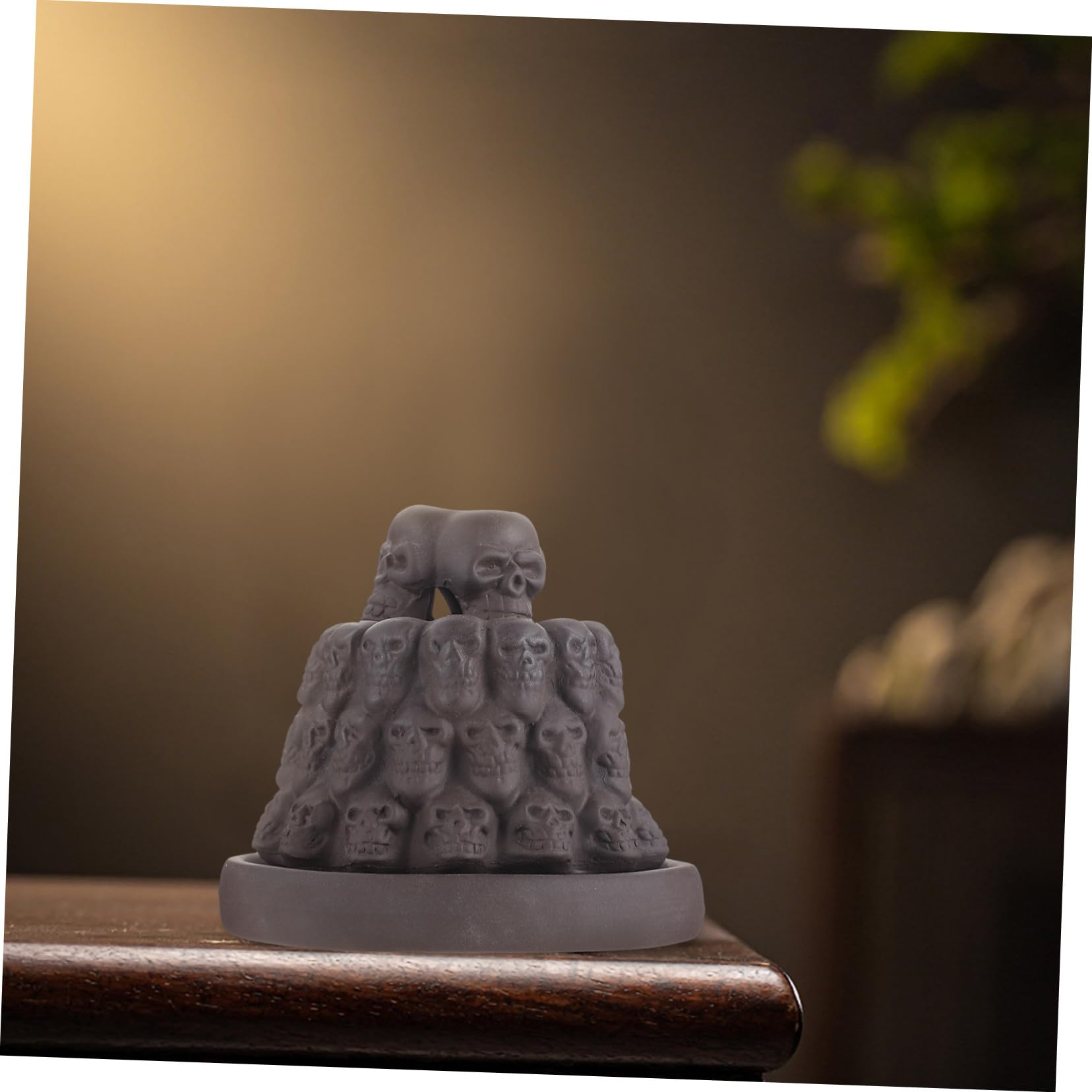 Backflow Räuchergefäß Aus Violettem Sand Kreatives Skulpturen-Design Für Meditation Yoga Und Heimdekoration Für Büro Und Teehäuser Langlebig Und Elegant