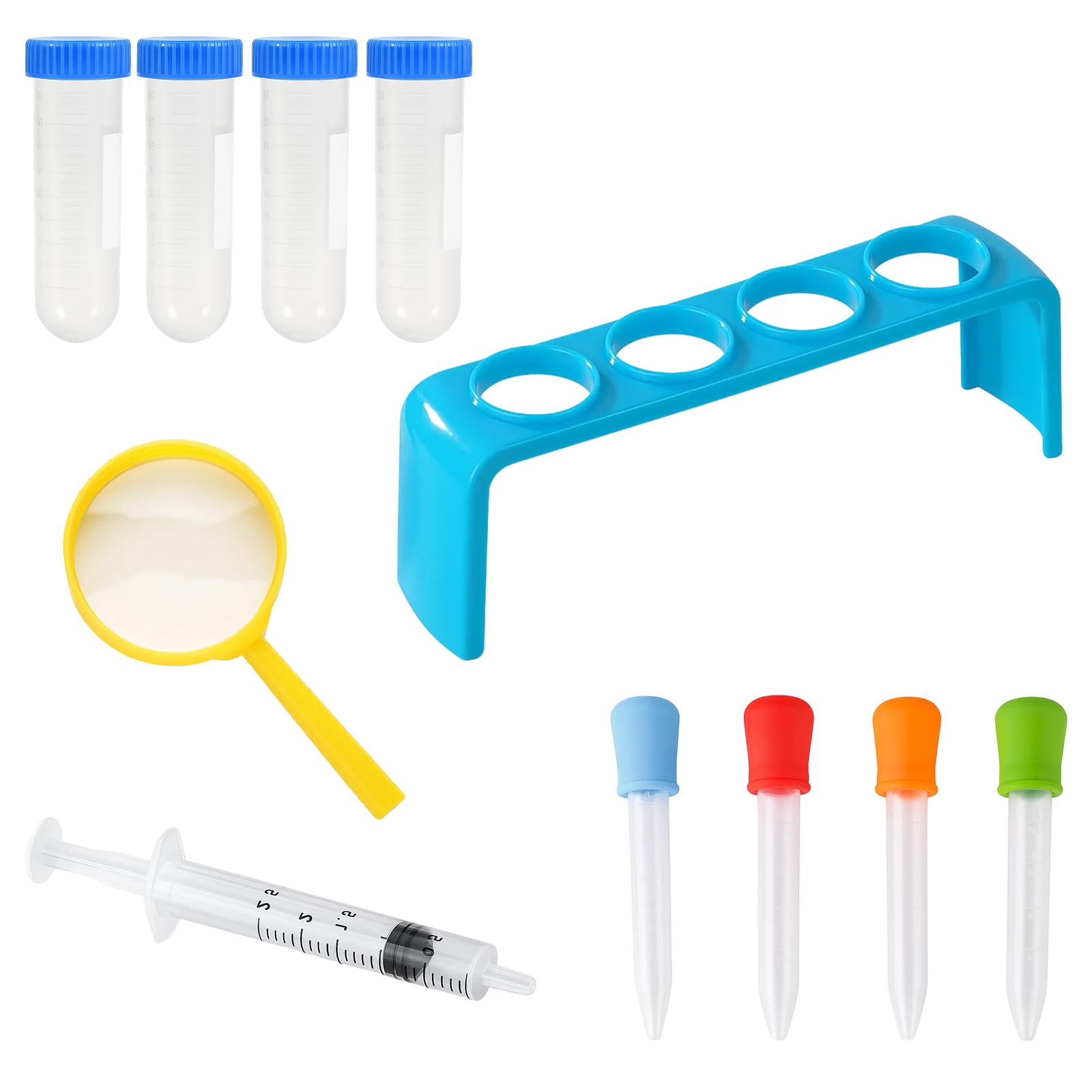 11 PCS Potion Making Kit Children, Potions Kit for Kids with Test Tubes and Droppers, Fairy Potions Kit for Kids, Creative Science Experiments and Educational Water Play Activities, Safe Plastic Mater