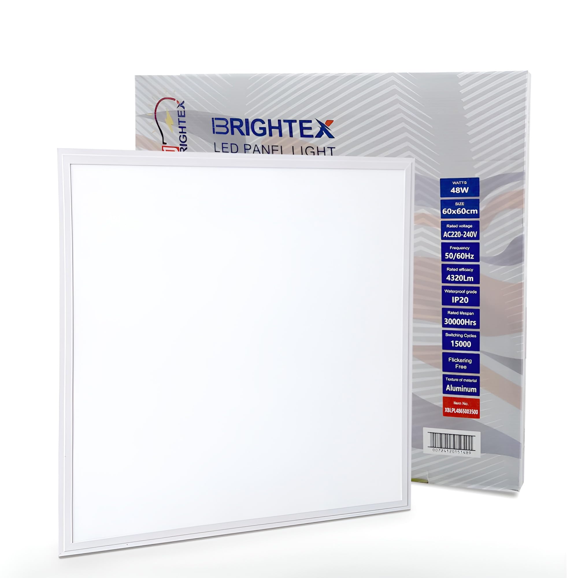 Brightex Cool White Led Panel Lights 4320 Lumen 48W Ceiling Recessed Light Panel Flat Tile Lamp Company 600X600mm Squre Edge With Driver