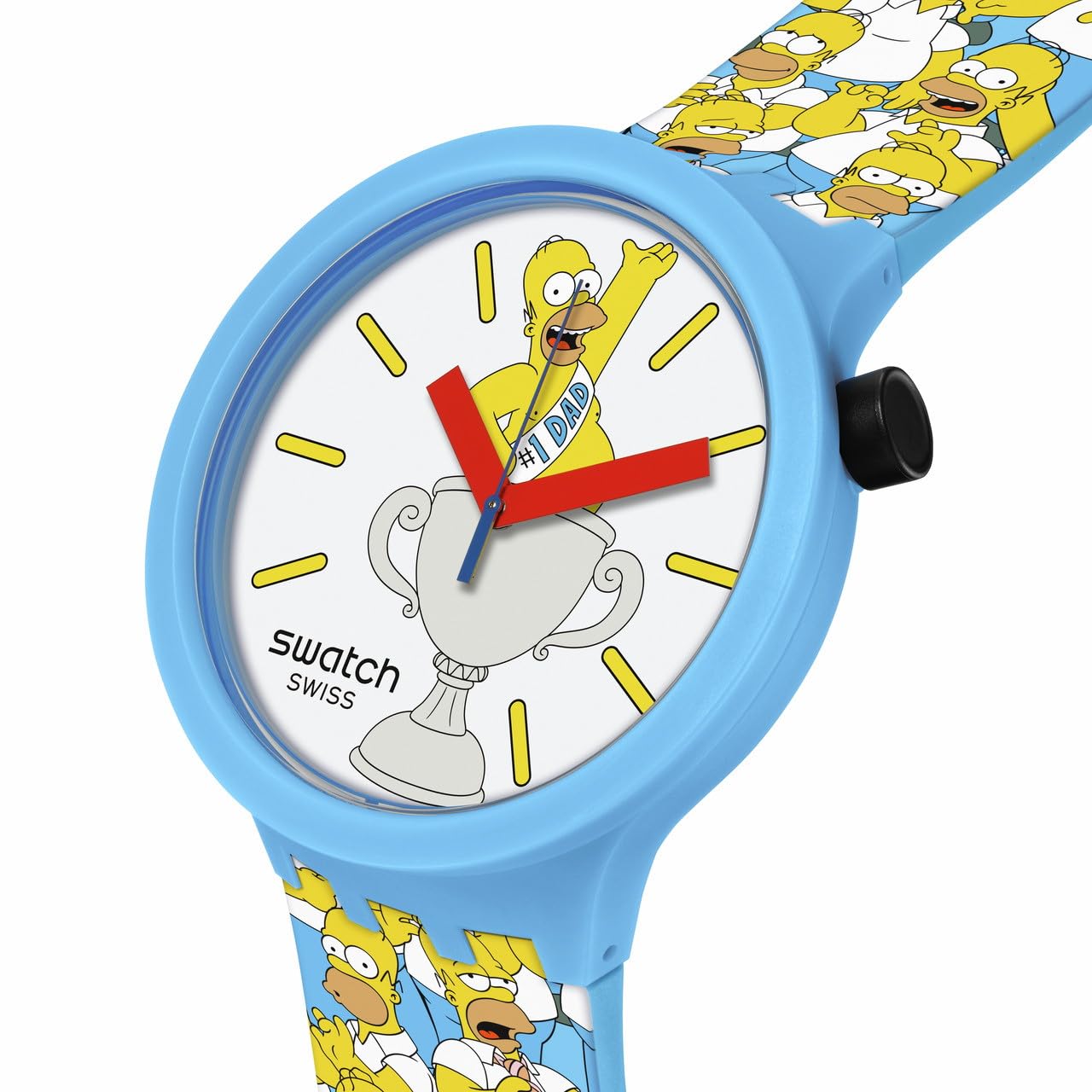 Swatch Reloj The Simpsons Big Bold SB05Z100 Best DAD. EVER.