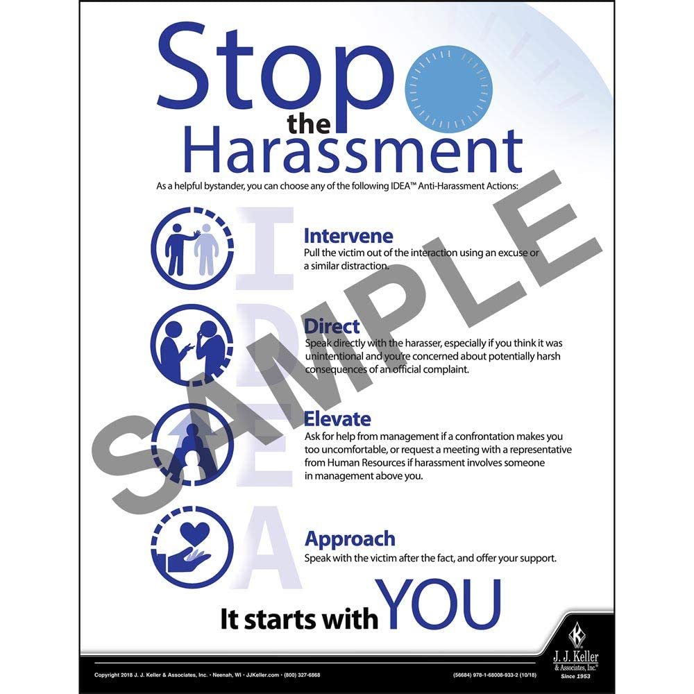 Sexual Harassment Prevention Training Kit, English & Spanish, Helps Employees Address and Respond to Unwanted Sexual Harassment in The Workplace, J. J. Keller & Associates, Inc.