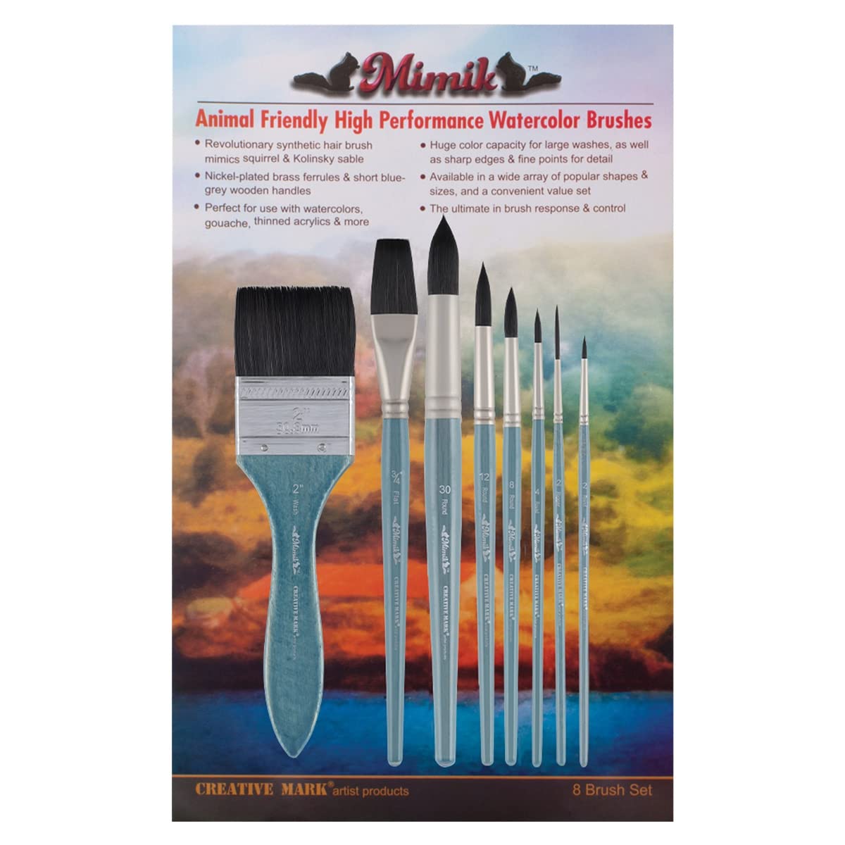 Buy Creative Mark Mimik Synthetic Squirrel Hair Watercolor Brushes