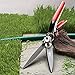 Grass Shears - Garden Clippers with Rotating Handle - Grass Cutter Edging Shears - Hedge Trimmer Garden Shears - Hedge Clippers or Yard Scissors for Outdoor Edges and Hedges by Kings County Tools