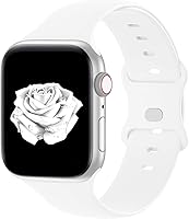 Vista 18 de Bandiction Compatible with Apple Watch Series 3 38mm Series 5 40mm iWatch Bands 38mm 40mm 41mm, Soft Silicone Sport Replacement Strap Compatible for