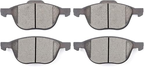 SCITOO D1044 Juego de pastillas de freno de cerámica para Ford para Escapepara Focuspara Transit Connect, para Mazda 33 Sport5, para Volvo