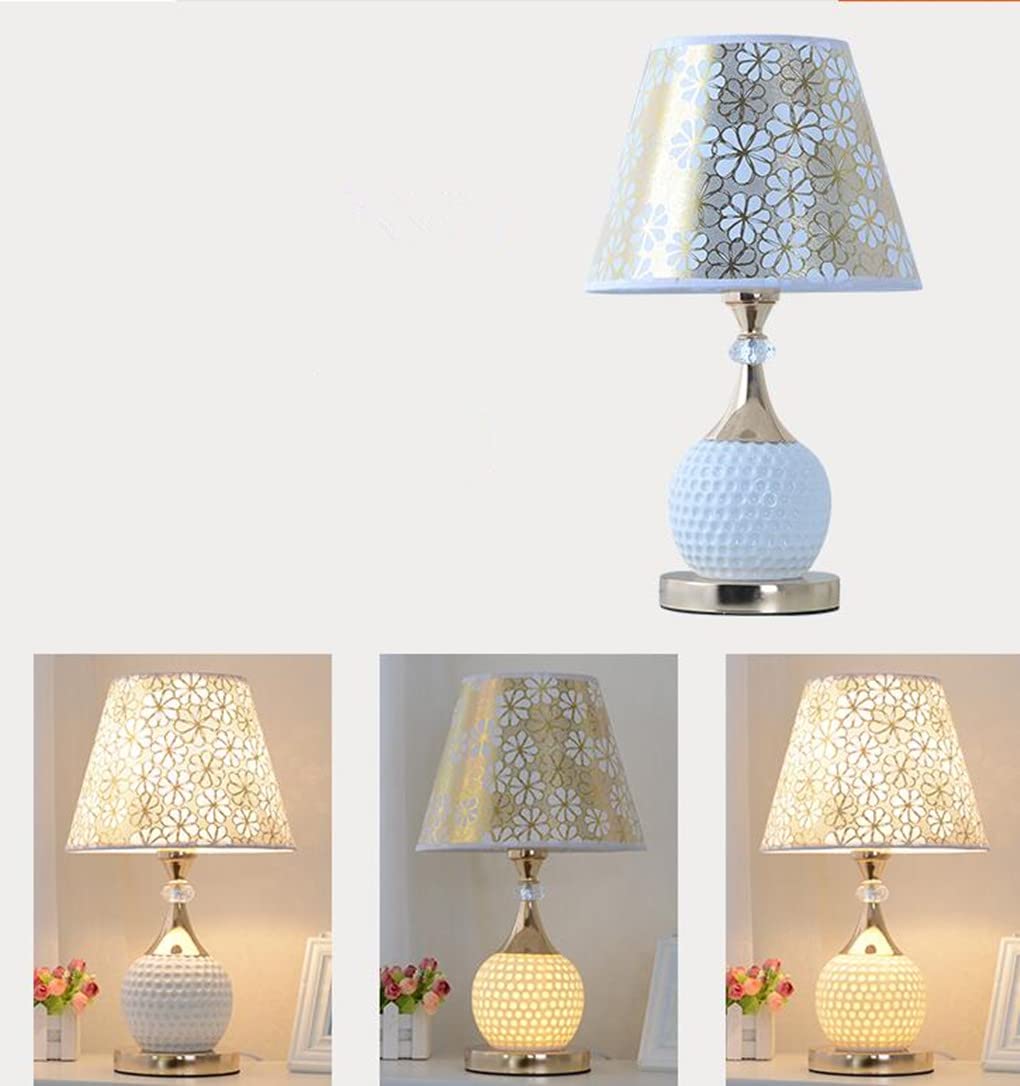 YYZZH Table Lamp Pastel Pink Tie Dye Swirl Print Nightstand Lamp with YYZZH Table Lamp Pastel Pink Tie Dye Swirl Print Nightstand Lamp with