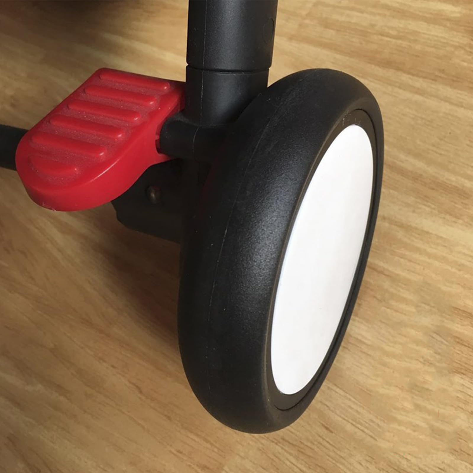 Kinderwagen Hinterräder, Gummi Hinterräder für Buggy, Ersatzteile für Kinderwagen, Universal Kinderwagenräder (1 Paar Hinterrad)