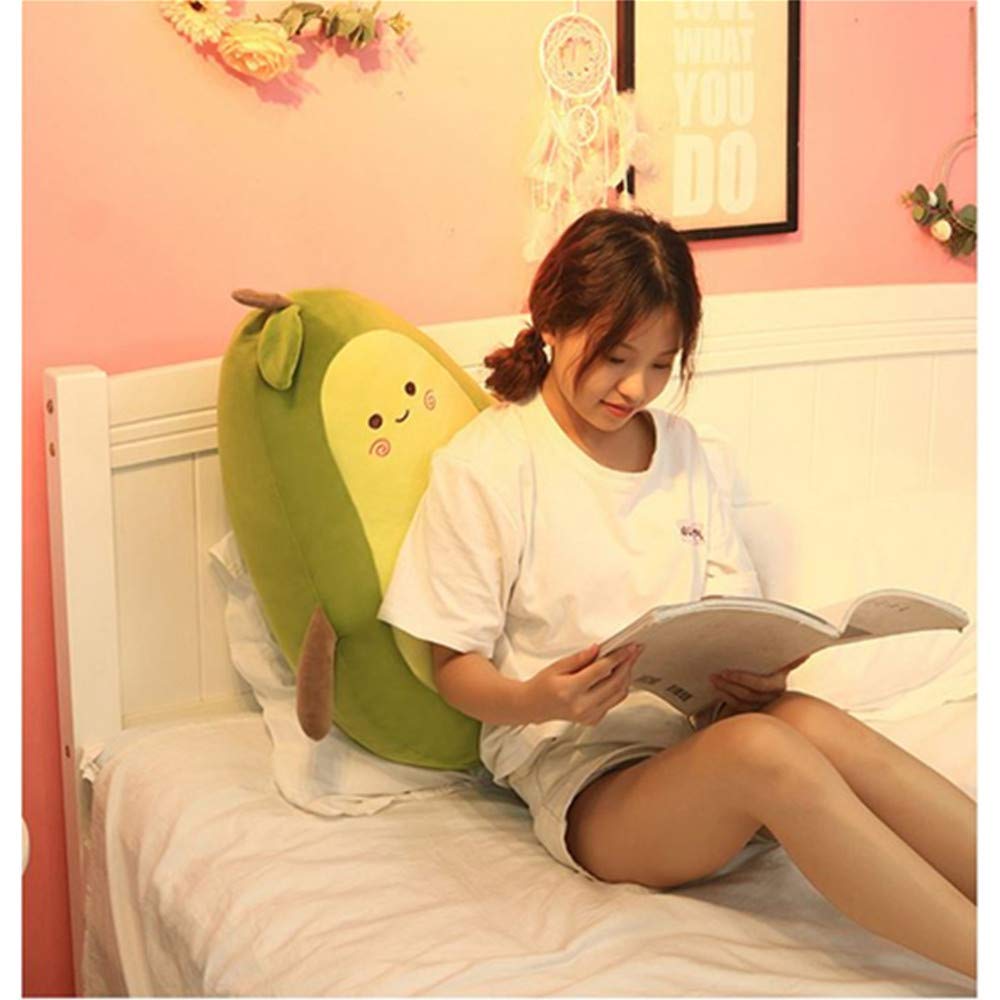 OUKEYI - Cuscino morbido peluche da 50 cm, con frutta di avocado, ideale come regalo per bambini, ragazze, ragazzi e amici.