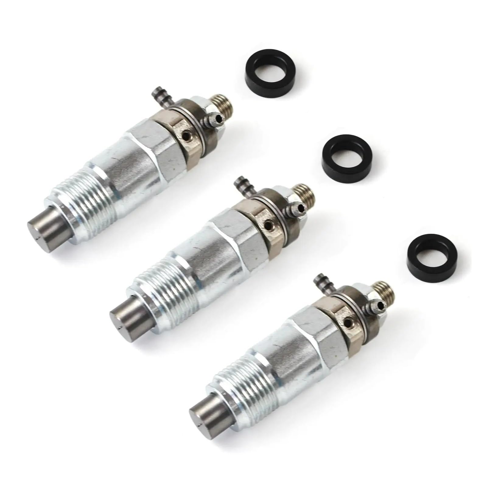 laiyonggr 3PC Fuel Injector Nozzel Assy Compatible for Kubota D750 D850 D950 Engine 15271-53000 15271-53020 15221-53200 19202-53030 70000-65209 Parts