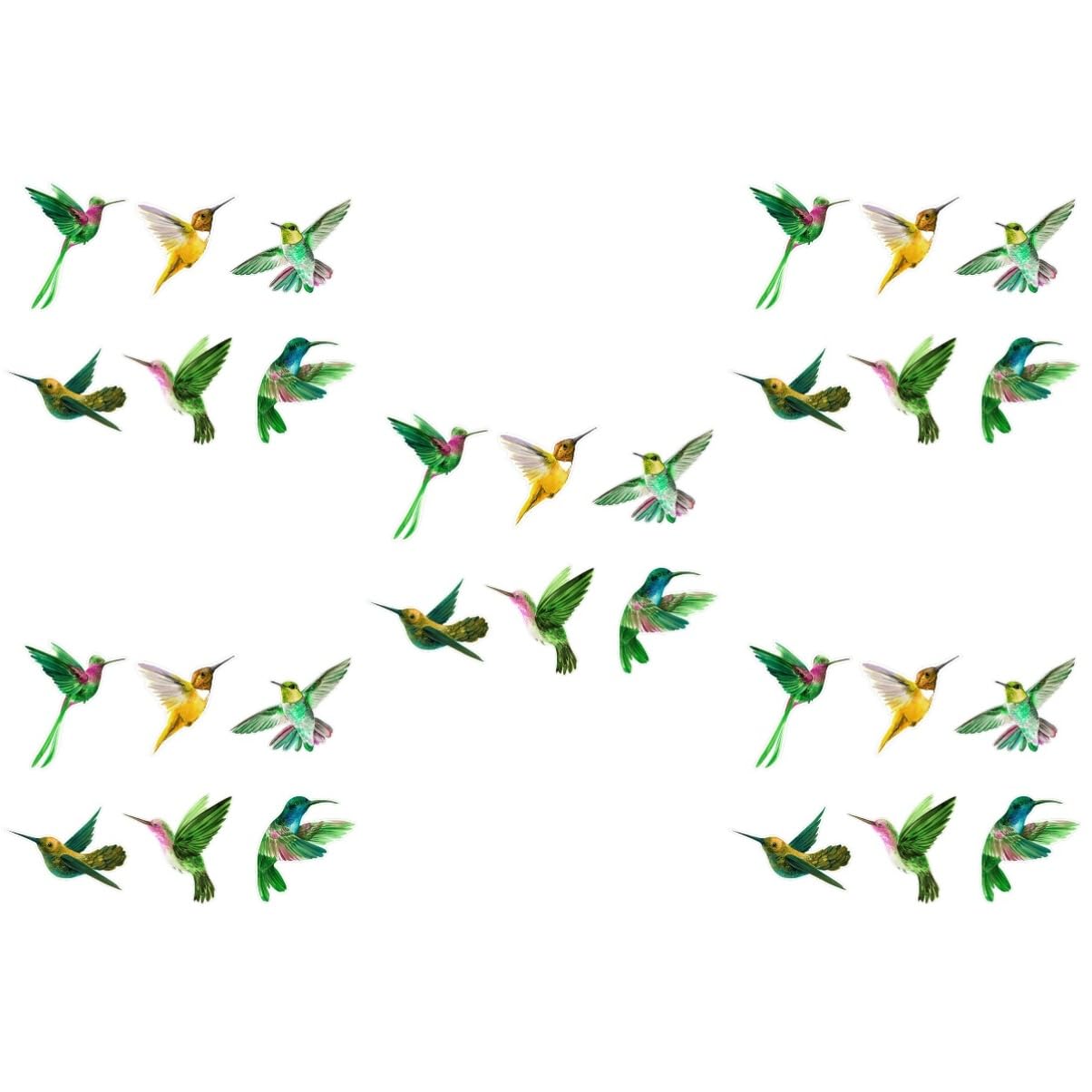 Autocollants anti-oiseaux fenêtre : stickers vitre alerte oiseau et gommettes statiques PVC