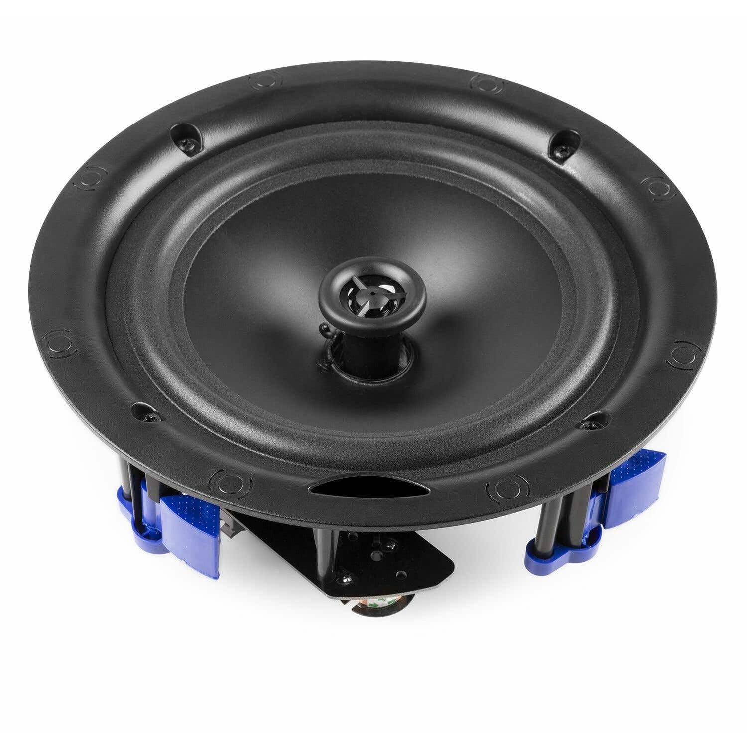 Power Dynamics NCSS6 Enceinte de Plafond 6,5" 30 Watts - Blanc, 8 Ohms, Grille Métallique, Haut-Parleur avec Système de Fixation Rapide, Idéal pour Installation Public Address