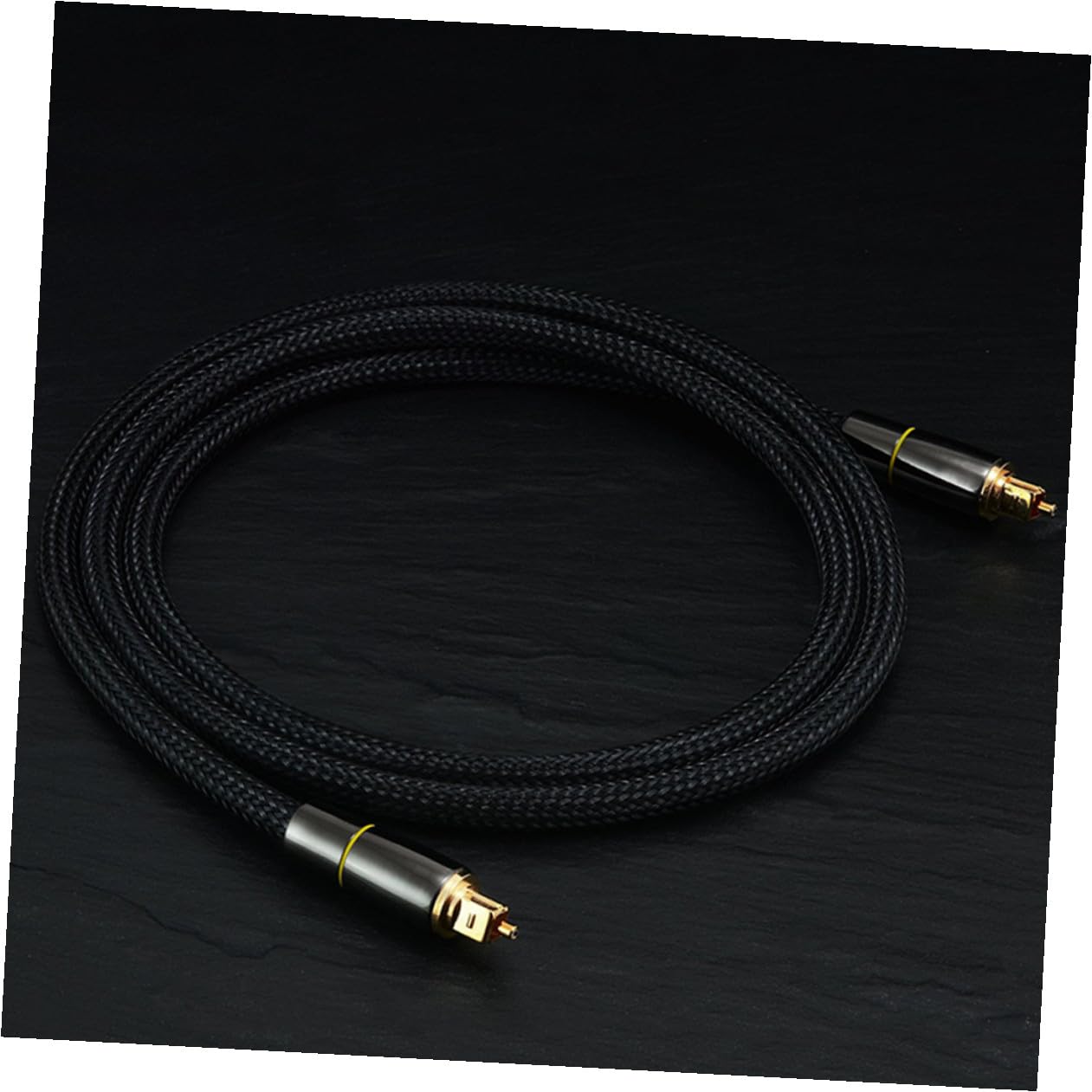 Câble Audio Optique Numérique 20m en Fibre Noire pour Console et Tv