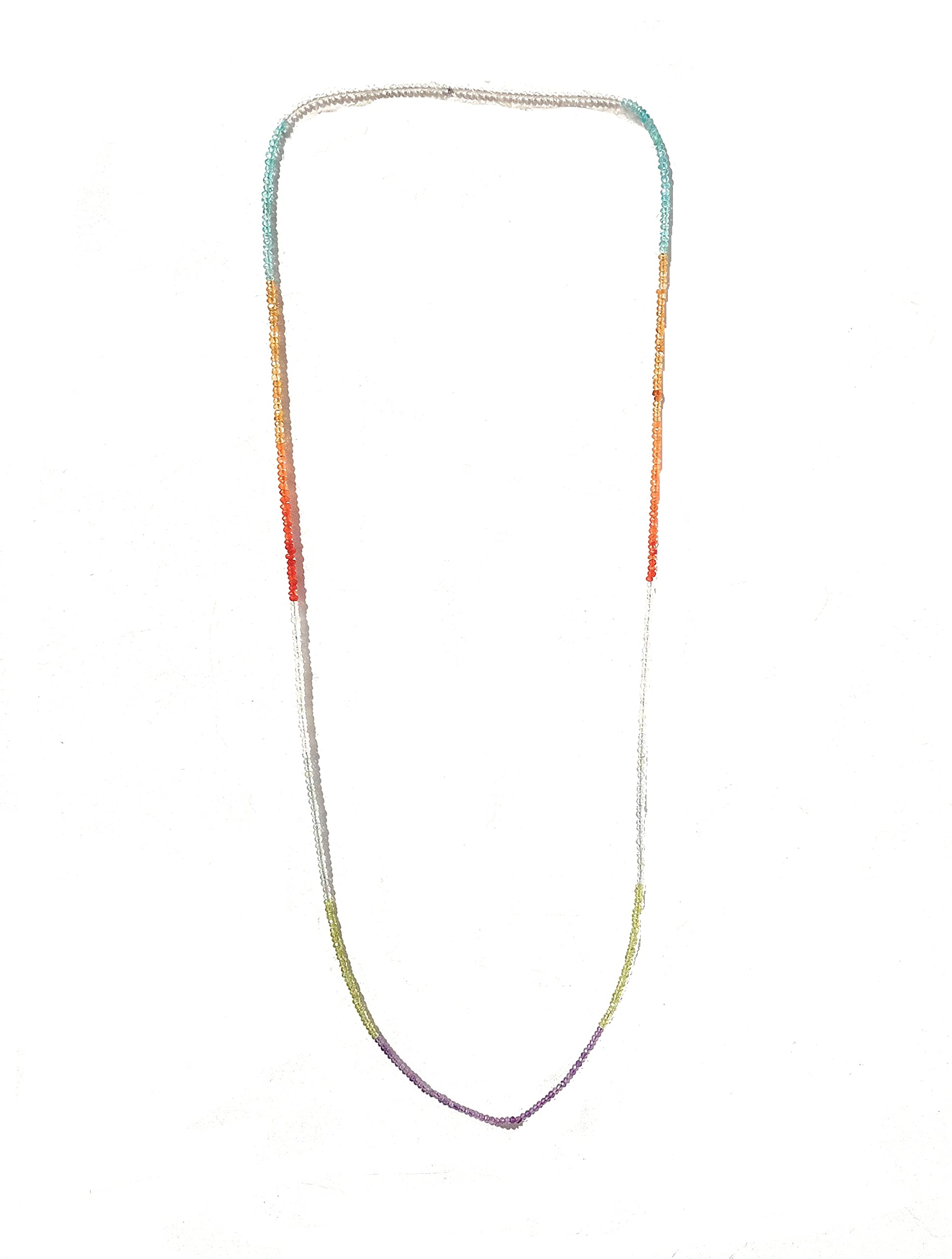 Fil de perles à facettes de 2 à 3 mm, une texture haut de gamme de 66 cm