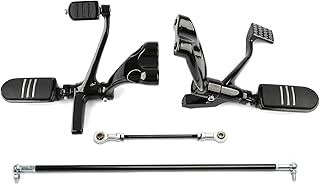 Aluminum Forward Control Foot Pegs for Harley, SLMOTO Motorcycle Peg Kit Linkage Levers Fit for Harley 883 1200 Iron 883 09-13 Harley Sportster XL1200C XL1200R XL883N XL 883 1200 2009-2013 2011 2012