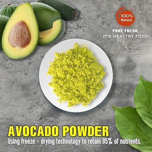 AVOCADO POWDER 2.47 oz (70g) VIETFARMFOOD: Pure freeze-dried fruit powder, made from real fruit with no added sugar - Perfect for daily nutrition to keep your body full of vitality. - Thumbnail 6