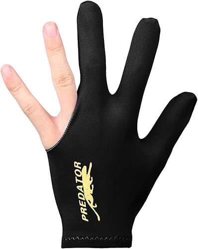 Guantes de billar para hombres y mujeres, guantes de billar negros izquierdo y derecho, guantes de billar Snooker Cue Shooter Guantes de piscina