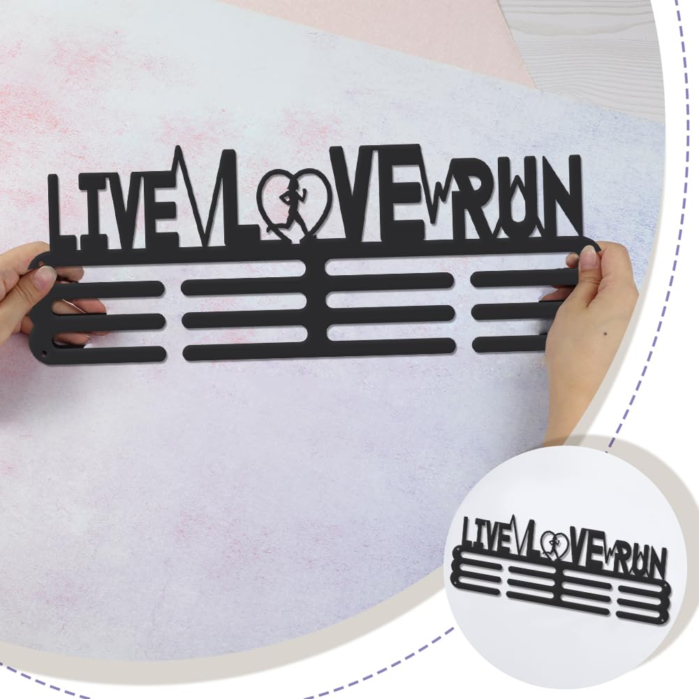 SUPERDANT Porte-Médaille Tai Chi Arts Martiaux Mixtes Présentoir Mural Tai Chi Cadre Étagère Récompenses Ruban Support De Natation Présentoir Pour 40 Médaille Cadeau Pour Amateur De Tai Chi