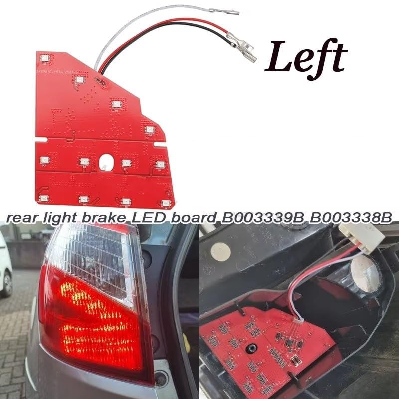 BOYDREAM feux arrière de voiture Pour Nissan pour Qashqai 2008-2013 2014 2015 voiture gauche côté droit pour arrière feu pour arrière assemblage feu pour arrière feu Stop accessoires(Right inner