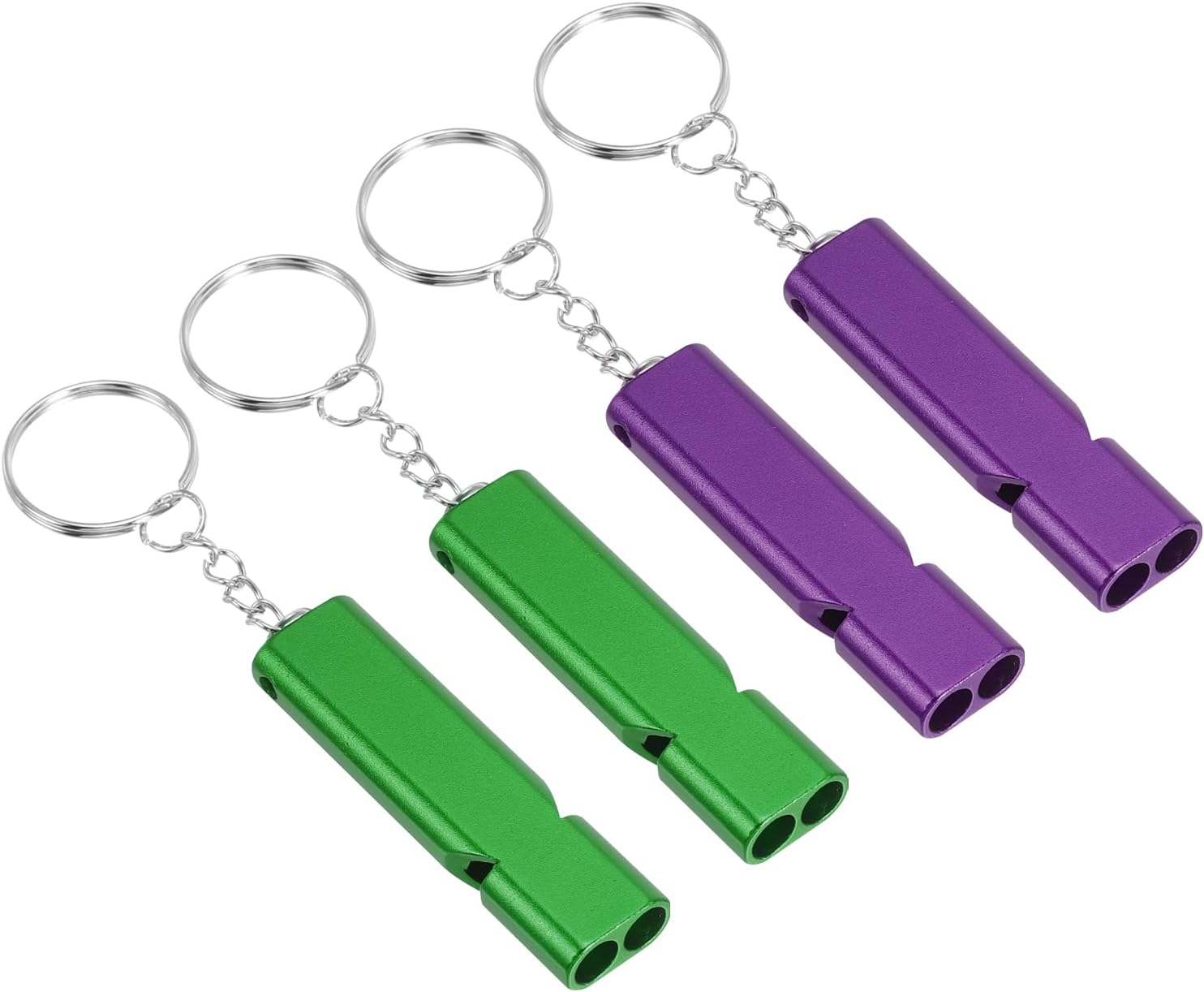 PATIKIL Emergency Whistle, Loud Sound Aluminum Keychain Whistles Outdoor Safety Survival Whistle for Camping Hiking PATIKIL Emergency Whistle, Loud Sound Aluminum Keychain Whistles Outdoor Safety Survival Whistle for Camping Hiking